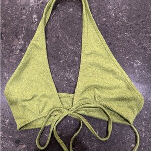 Green Halter Top